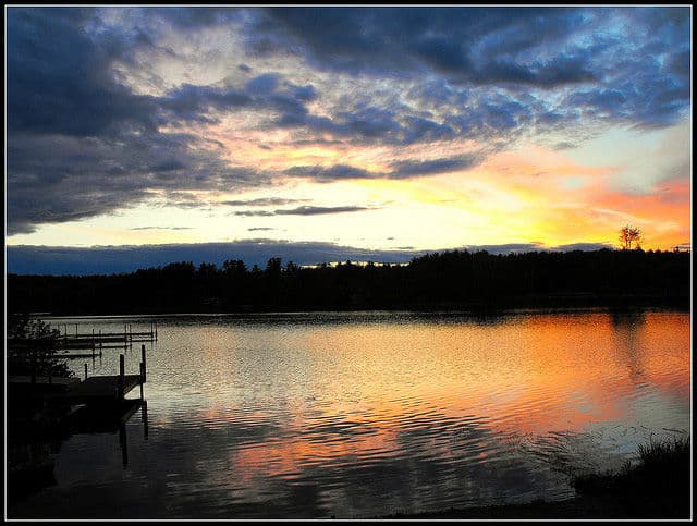 Lake Sunset at Poland