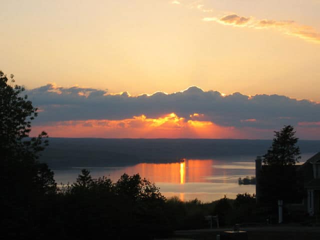 Sunset at Seneca Lake