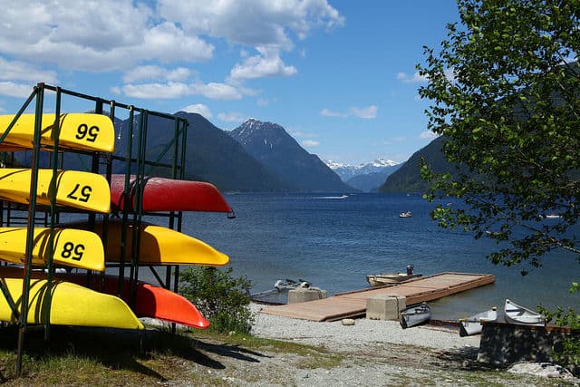 Canoes at Golden Ears Provincial Park