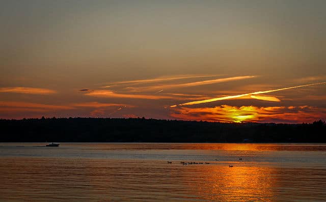 Lake Wassookeag Sunset