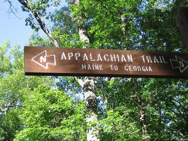 Appalachian Trail Passes Near Schoodic Lake