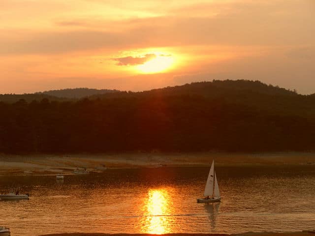 Sunset on Lake Jocassee
