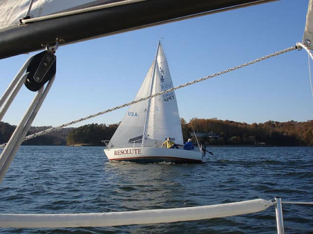 Sailing on Chickamauga Lake