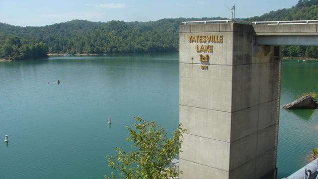 Lake View From Dam