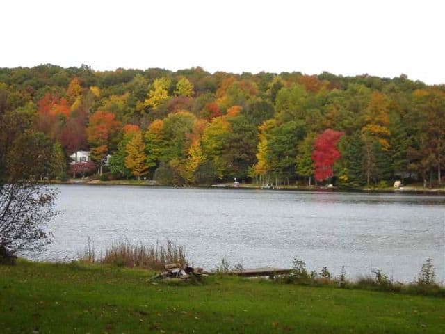 Ashford Lake in the Fall