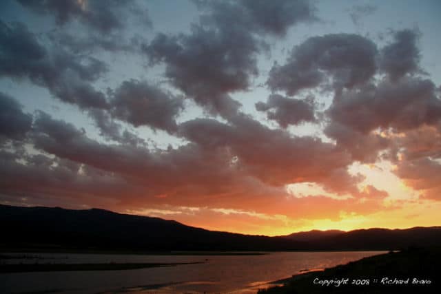 Sunset Over Palisades Reservoir