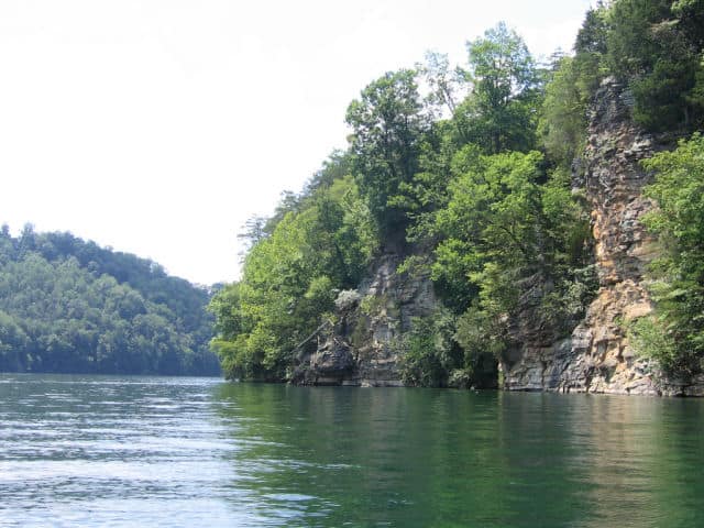 Cliffs at John W. Flannagan Reservoir